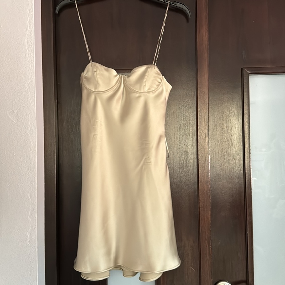 Champagne color dress